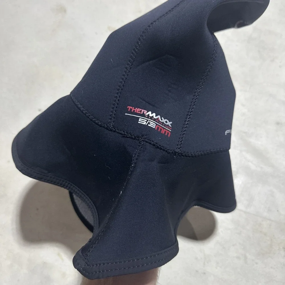 Diving Hood Fire Fleece Henderson 5/3 mm THERMAXX Titanium SCUBA GEAR FLOW VENT